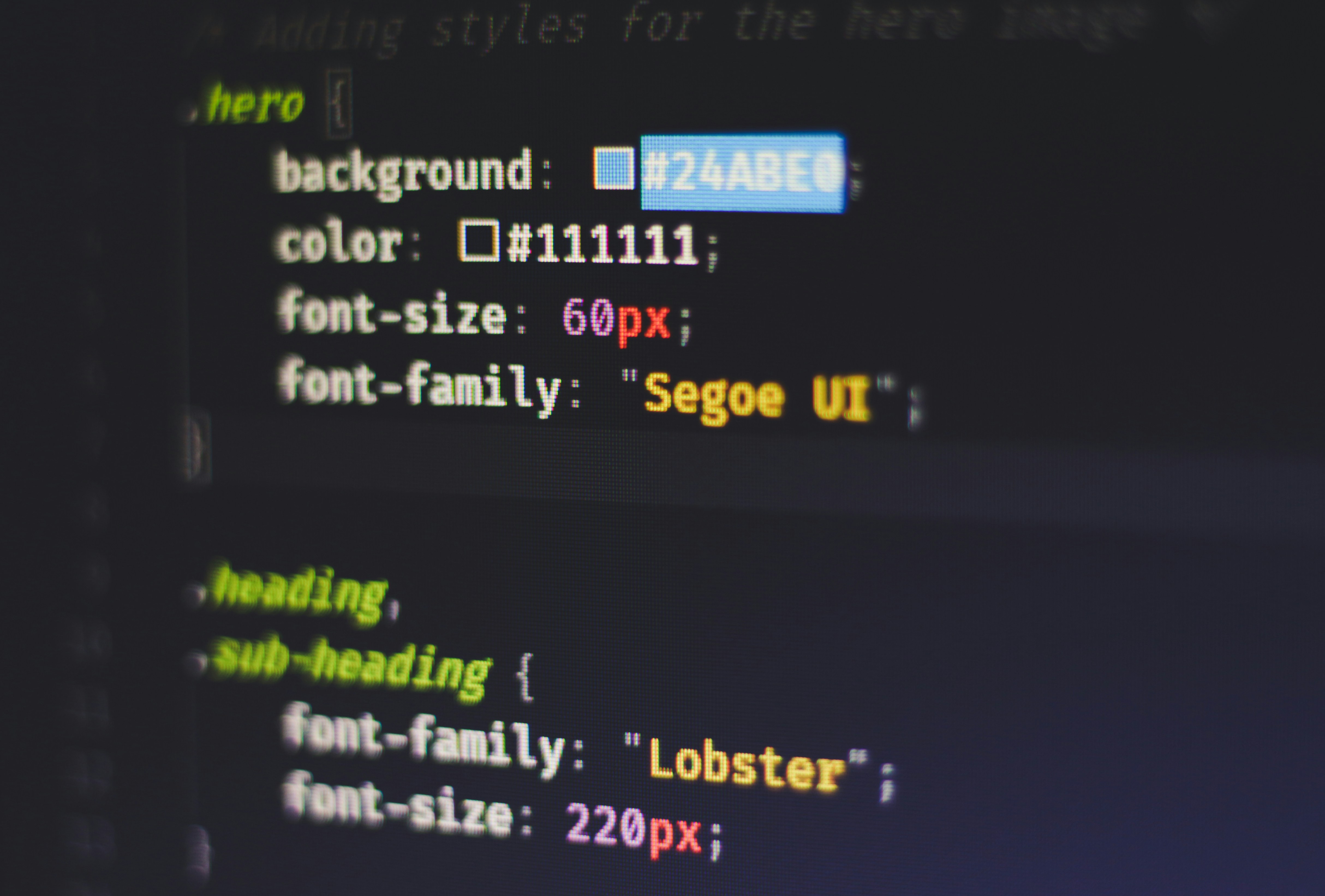 CSS Styling Example